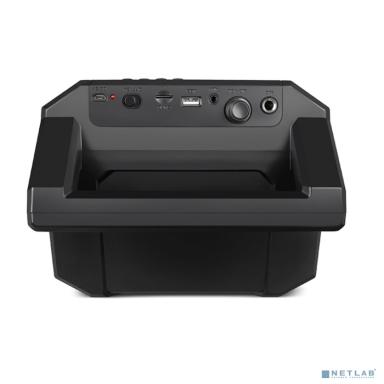 SVEN PS-435, черный, акустическая система 2.0, мощность 2x10 Вт (RMS), TWS, Bluetooth, FM, USB, microSD, LED-дисплей, ПДУ, встроенный аккумулятор
