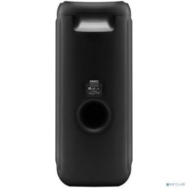 Ginzzu GM-215 {80Вт, LED-дисплей, TWS, 60Гц- 18кГц, USB-flash, microSD-card, FM-радио, пульт ДУ, батарея 7,4В/5400мАч}
