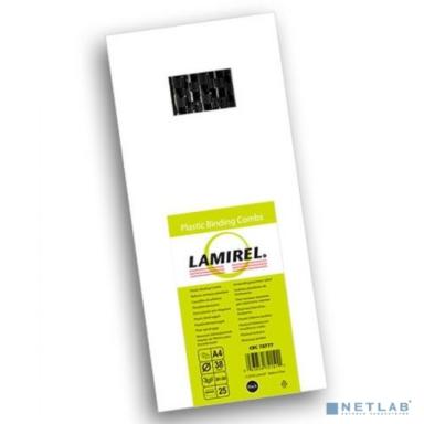 Пружины для переплета пластиковые Lamirel, 38 мм. Цвет: черный, 25 шт в упаковке.