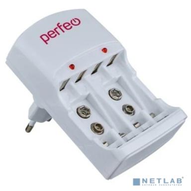 Perfeo PF_B4048 зарядное устройство PF-VN-421 Ni-MH/CD, 220V, 4 слота, AA/AAA/9V, таймер