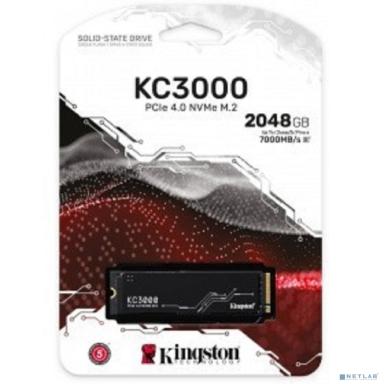 Kingston SSD 2Tb M.2 SKC3000D/2048G M.2 2280 NVMe 
