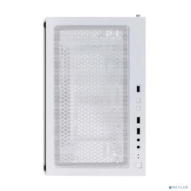 1STPLAYER Корпус TRILOBITE T3-G White / mATX, TG / 4x 120mm LED fans inc. / T3-G-WH-4F1-W