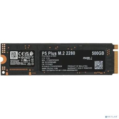 Crucial SSD 500GB P5 Plus M.2 NVMe PCIe 4.0 x4, 3D TLC CT500P5PSSD8