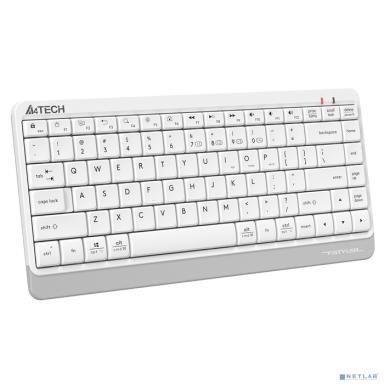 Клавиатура A4Tech Fstyler FBK11 белый/серый USB беспроводная BT/Radio slim [1595335]