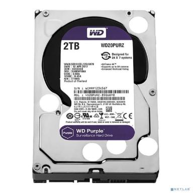 2TB WD Purple (WD22PURZ) {Serial ATA III, 5400- rpm, 256Mb, 3.5"}