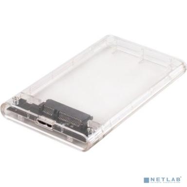AgeStar 3UB2P4 (TRANSPARENCY)USB 3.0 Внешний корпус 2.5&quot; SATAIII HDD/SSD  пластик, прозрачный {50}  (672691)(17312)