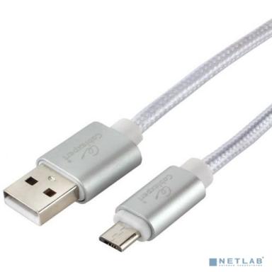 Кабель USB 2.0 Cablexpert CC-U-mUSB01S-3M, AM/microB, серия Ultra, длина 3м, серебристый, блистер