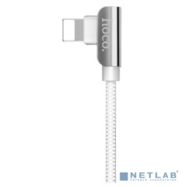 HOCO HC-79361 U42/ USB кабель Lightning/ 1.2m/ 2.4A/ Угловой коннектор/ White