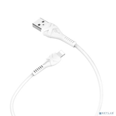 HOCO HC-10499 X37/ USB кабель Lightning/ 1m/ 2.4A/ White