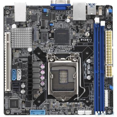 Asus P12R-I Mini-ITX {LGA 1200, 2x DDR4 DIMM (to 64GB ECC UDIMM), 6x USB 3.0 (4 rear), 6x SATA (4 in MiniSAS HD), 1x PCIE x16, 1xM.2 2280, LAN 2x 1Gb, Video AST2600, IPMI Option (507604)}