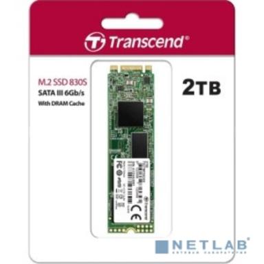 Твердотельный накопитель SSD Transcend 2TB M.2 2280 SATA3 B+M Key, 3D TLC, R/W 560/520 MB/s