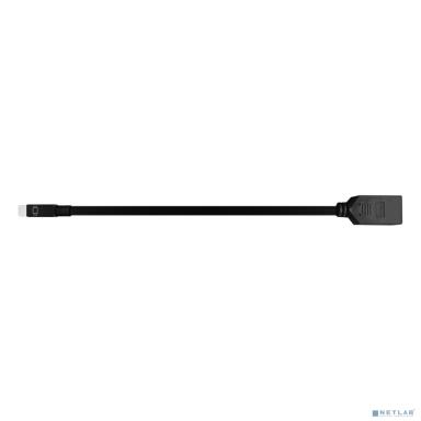 Bion Переходник с кабелем Display Port - mini Display Port, DP20F/mDP20M, 15см, черный [BXP-A-DP-mDP]