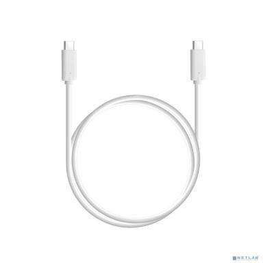 Bion Кабель для зарядки USB Type-C to Type-C (CM/CM), 3A, 60W, USB 2.0, 1м, белый [BXP-CCP-USBC-CMCM-1M-W]