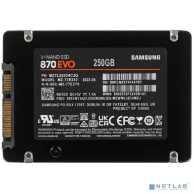 Samsung SSD 250Gb 870 EVO MZ-77E250B/EU 