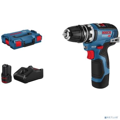 Bosch GSR 12V-35 FC Ак.др-шур [06019H3001] { 12 В, 1750 об/мин, 2x3.0 Ач, кейс, 0.59 кг }