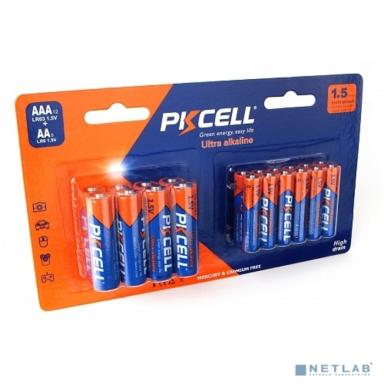 PKCELL LR03(12)+LR6(8) (12 шт + 8 шт в уп-ке)