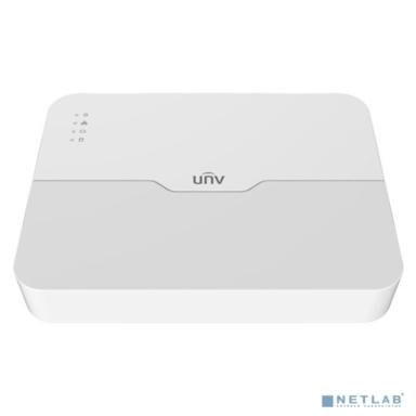 Uniview NVR301-16LS3-P8-RU Видеорегистратор IP 16-ти канальный 4K с 8 PoE портами; Входящий поток на запись до 64Мбит/с; Поддерживаемые форматы сжатия:  Ultra 265/H.265/H.264; Запись: разрешение до 4K