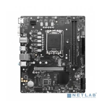 MSI PRO H610M-E DDR4 {H610, LGA1700, 2 DDR4, 1 PCI-Ex16, 1 PCI-Ex1, 1 M.2, 4 SATA3.0, 4 USB3.2Gen1, 8 USB 2.0}