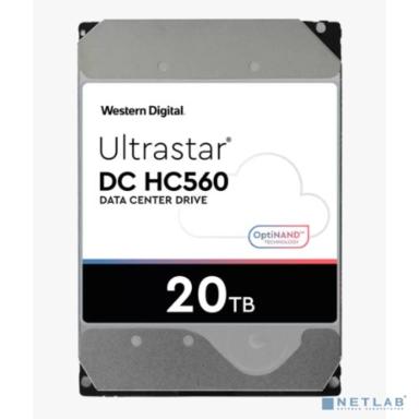 20Tb WD Ultrastar DC HC560 {SATA 6Gb/s, 7200 rpm, 512mb buffer, 3.5"} [0F38752/WUH722020BLE604/0F38765]