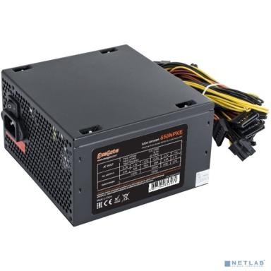 Exegate EX292176RUS-S Блок питания 750W ExeGate 750NPXE (ATX, PPFC, SC, 12cm fan, 24pin, 2x(4+4)pin, 2xPCI-E, 5xSATA, 3xIDE, black, кабель 220V с защитой от выдергивания)