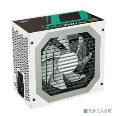 Блок питания Deepcool ATX 750W DQ750-M-V2L WH 80+ gold (24+4+4pin) APFC 120mm fan 6xSATA RTL