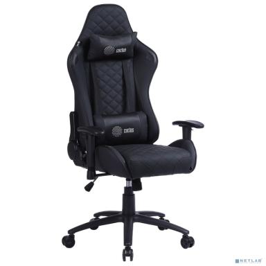 Кресло игровое Cactus CS-CHR-030BL черный эко.кожа металл {1660797}