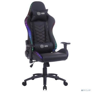 Кресло игровое Cactus CS-CHR-0099BLR черный/красный эко.кожа металл [1660794]