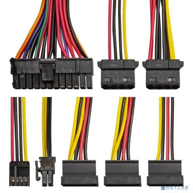 Exegate EX292285RUS Блок питания 850W ExeGate M850 (SFX,  APFC, КПД 87% (80 PLUS Silver), 8cm fan, 24pin, (4+4)pin, 2xPCI-E, 3xSATA, 2xIDE, black)