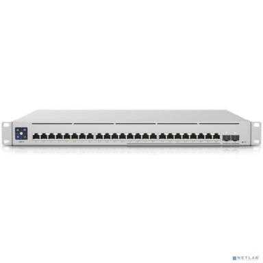 UBIQUITI USW-Enterprise-24-PoE PoE-коммутатор в стойку, 12х 2.5G RJ45, 12х 1G RJ45, 2х 10G SFP+, раздача 400 Вт