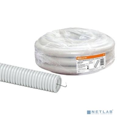 TDM SQ0401-0104 Труба гофрированная ПВХ d 32 с зондом (50 м) тяжелая 