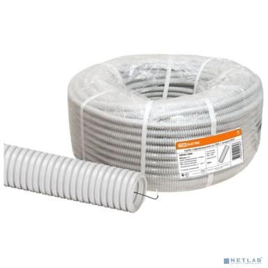 TDM SQ0401-0006 Труба гофрированная ПВХ d 50 с зондом (20 м) легкая 
