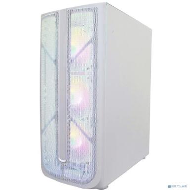 1STPLAYER FIREBASE X4 White / ATX, TG / 4x120mm LED fans inc. / X4-WH-4F1-W