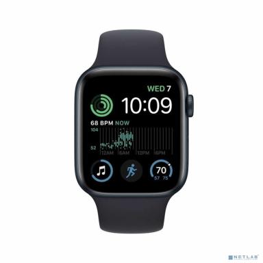 Apple Watch SE GPS 44mm Midnight Aluminum Case with Midnight Sport Band - S/M [MNTF3LL/A] (США)