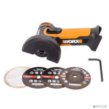 Worx Угловая шлифмашина аккумуляторная  WX801.9, 20В, 76 мм,  без АКБ и ЗУ [WX801.9]