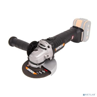 Worx Угловая шлифмашина аккумуляторная  WX812.9, 125мм, 20В, бесщеточная без АКБ и ЗУ [WX812.9]