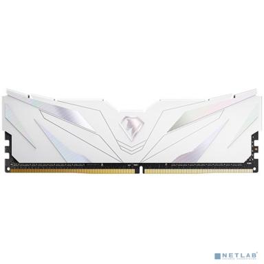 Модуль памяти DDR4 Netac Shadow II 16GB 3200MHz CL16 1.35V / NTSWD4P32SP-16W / White / with radiator
