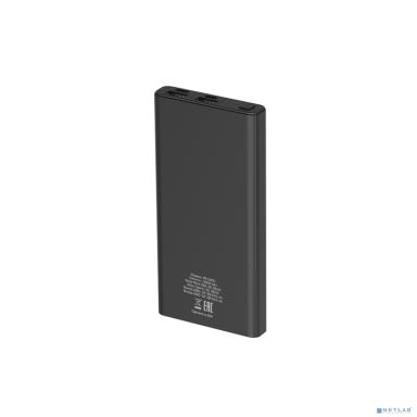 Harper Аккумулятор внешний портативный  PB-10031 Black (10 000mAh; Тип батареи Li-Pol; Вход Micro USB/Type-C, 2А; Выход: 5V/1A и 5V/2A; LED индикатор заряда, Корпус: металл)