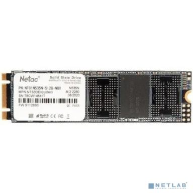 Твердотельный накопитель Netac N535N M.2 2280 SATAIII 3D NAND SSD 512GB, R/W up to 540/490MB/s [NT01N535N-512G-N8X]