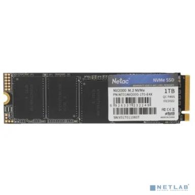 SSD Netac NV2000 PCIe 3 x4 M.2 2280 NVMe 3D NAND SSD 1TB NT01NV2000-1T0-E4X