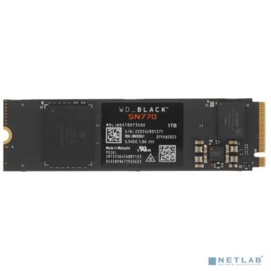 SSD WD Black SN770 WDS100T3X0E 1ТБ, M.2 2280, PCI-E 4.0 x4,  NVMe,  PCIe