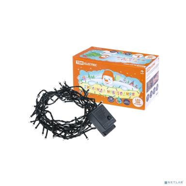 TDM SQ0361-0011 Гирлянда новогодняя  светодиодная, СГ 200 З, 220 В, зеленый шнур, многоцветная, 10  м, 8 режимов 
