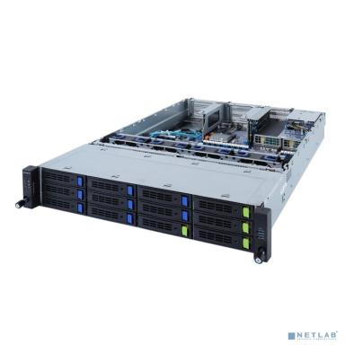 ПлатПлатформа системного блока R282-3C1 2U, 2x LGA4189, 32x DIMM DDR4, 12x 3.5" SAS/SATA with expander (4x NVME Gen4), 2x 2.5" SATA/SAS in rear side, 2x 1Gb/s (Intel I350-AM2), 3x PCIE Gen 4 x16, 4x P