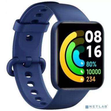 Смарт-часы Xiaomi Poco Watch BHR5723GL,  1.6",  синий / синий