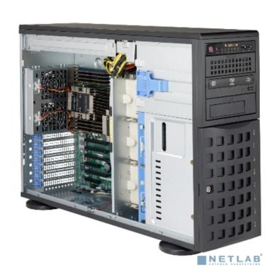 Supermicro CSE-745BAC-R1K23B Корпус SuperChassis 4U 745BAC-R1K23B/HDD(8)LFF/3x5.25"/7xFHFL/2x1200W/8xSAS3/SAS2/SATA3/ 2x1200W