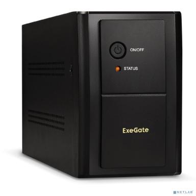 Exegate EX292609RUS ИБП ExeGate SpecialPro UNB-2000.LED.AVR.2SH.RJ.USB <2000VA/1200W, LED, AVR,2*Schuko, RJ45/11, USB, металлический корпус, Black>