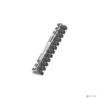 TDM SQ0510-0051 Зажим винтовой ЗВИ-5 полипропилен 0,75-4мм2 12пар 100°С черный (индивидуальная упаковка) 