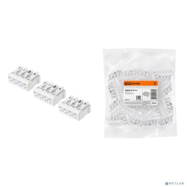 TDM SQ0510-0111 Клемма пружинная соединительная КСП4-2L+N+PE, 16 A 