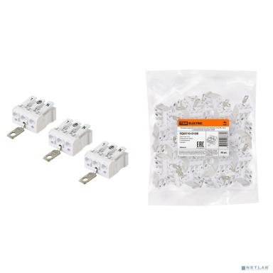 TDM SQ0510-0108 Клемма пружинная соединительная КСПз3-L+N+PE, 16 A, с заземлением под винт 