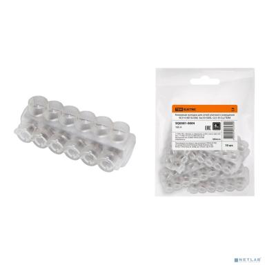 TDM SQ0581-0004 Клеммная колодка для сетей уличного освещения КСУ-4 (КЕ10.506)  6x(10-50AL /2,5-35 Cu) 