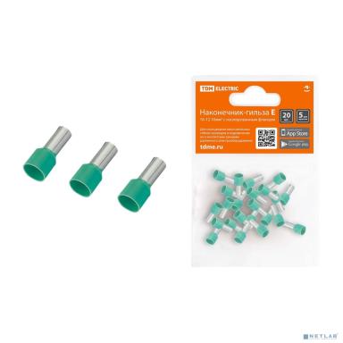 TDM SQ0568-0035 Наконечник-гильза Е16-12 16мм2 с изолированным фланцем (20шт) 
